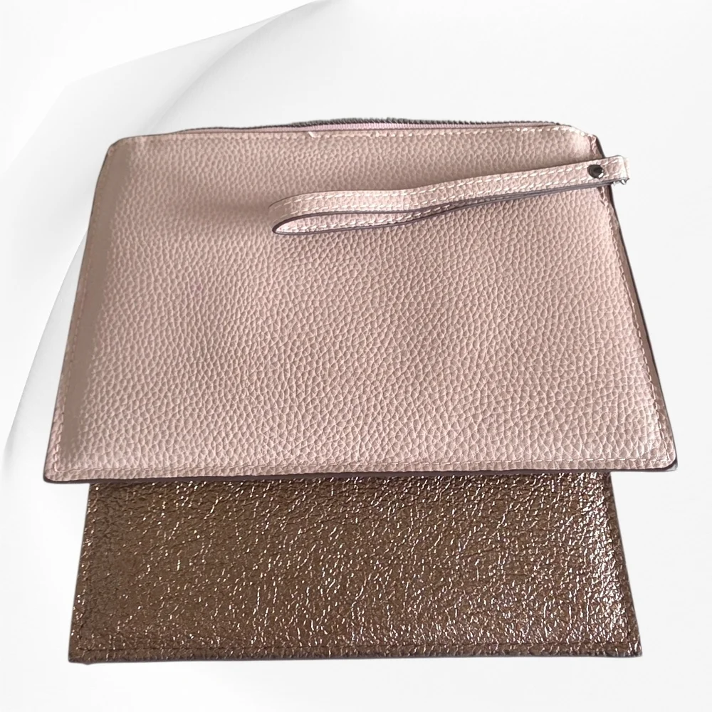 Halston Heritage Pink and Brown Women's Bag Set